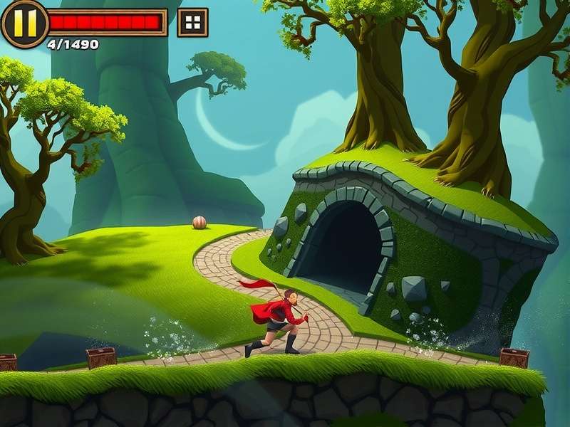 Sacred Labyrinth Runner Gameplay Screenshot